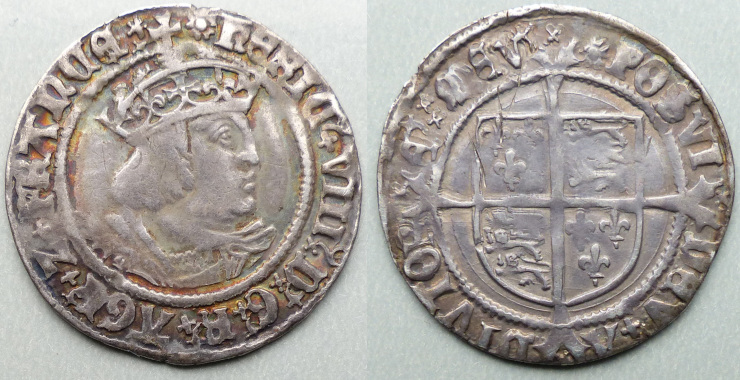 Henry VIII, second coinage groat - £0.00 : Rare Coins and Tokens, On ...