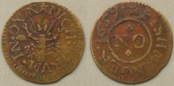 Oxford, Nich Orum 1659 farthing N3709